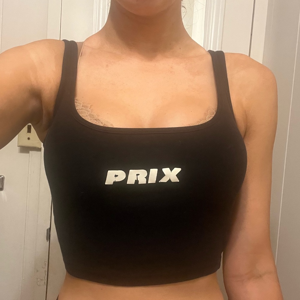💕PRIX Workshop signature logo crop top 💕
